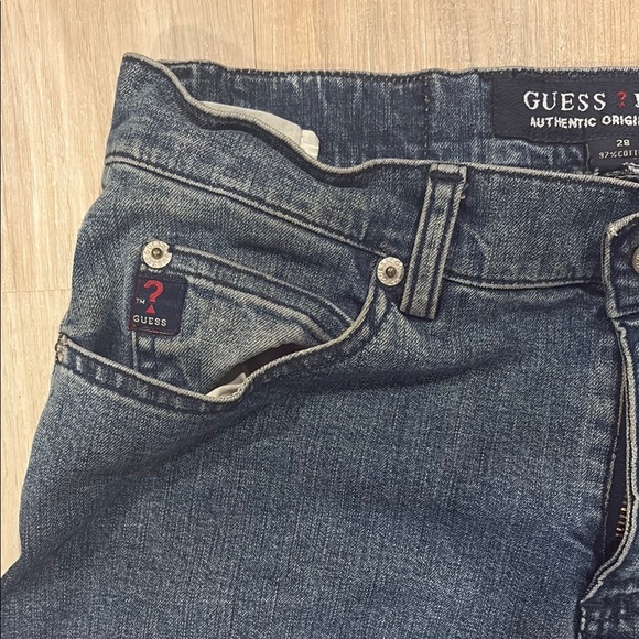 Guess by Marciano Blue Flare Wide Leg Jeans - Picture 5 of 9